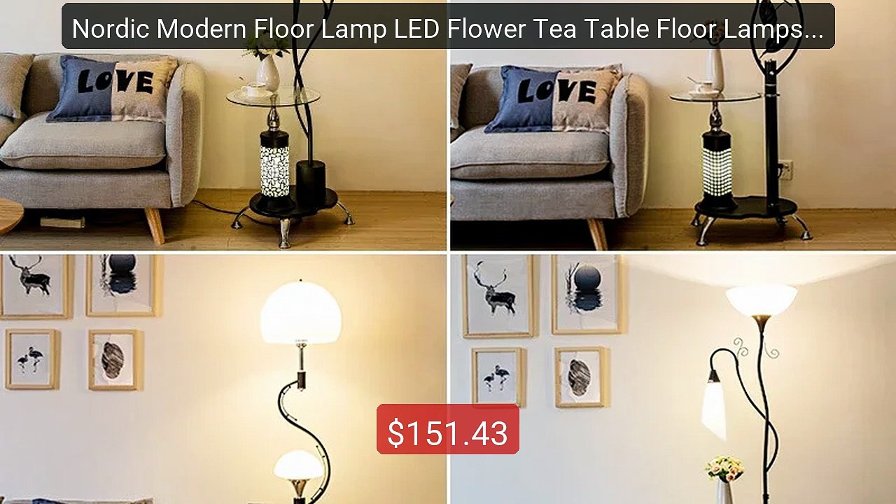 Nordic Modern Floor Lamp LED Flower Tea Table Floor Lamps for Livin... -- Top Rated 2026 | Buy Now!