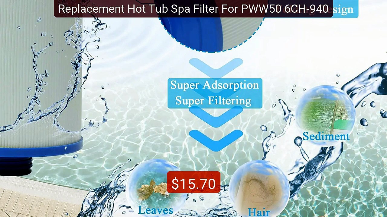 Replacement Hot Tub Spa Filter For PWW50 6CH-940 -- Top Rated 2026 | Buy Now!