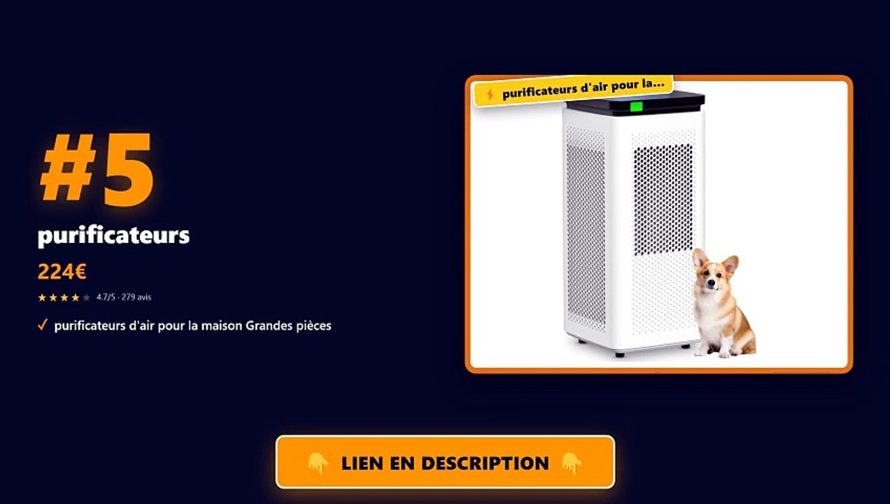 TOP 5 Meilleurs Purificateurs d'Air Maison 2026 (Comparatif & Avis)