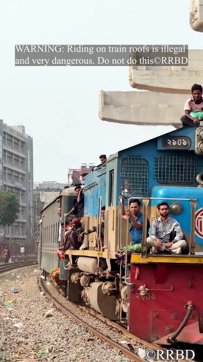 No train roof or loco riding. 🚂❌