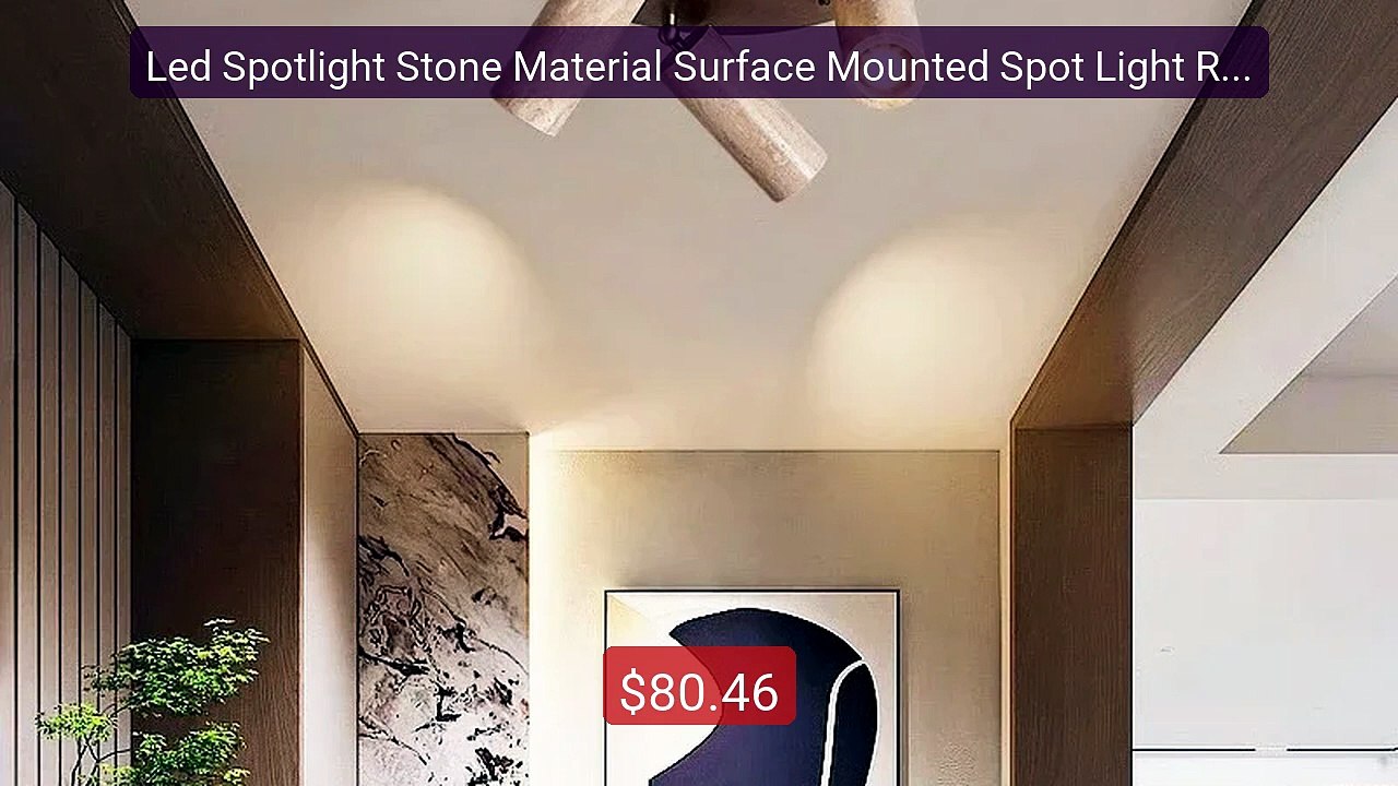 Led Spotlight Stone Material Surface Mounted Spot Light Rotatable ... -- Best Deal 2026 | Shop Now!