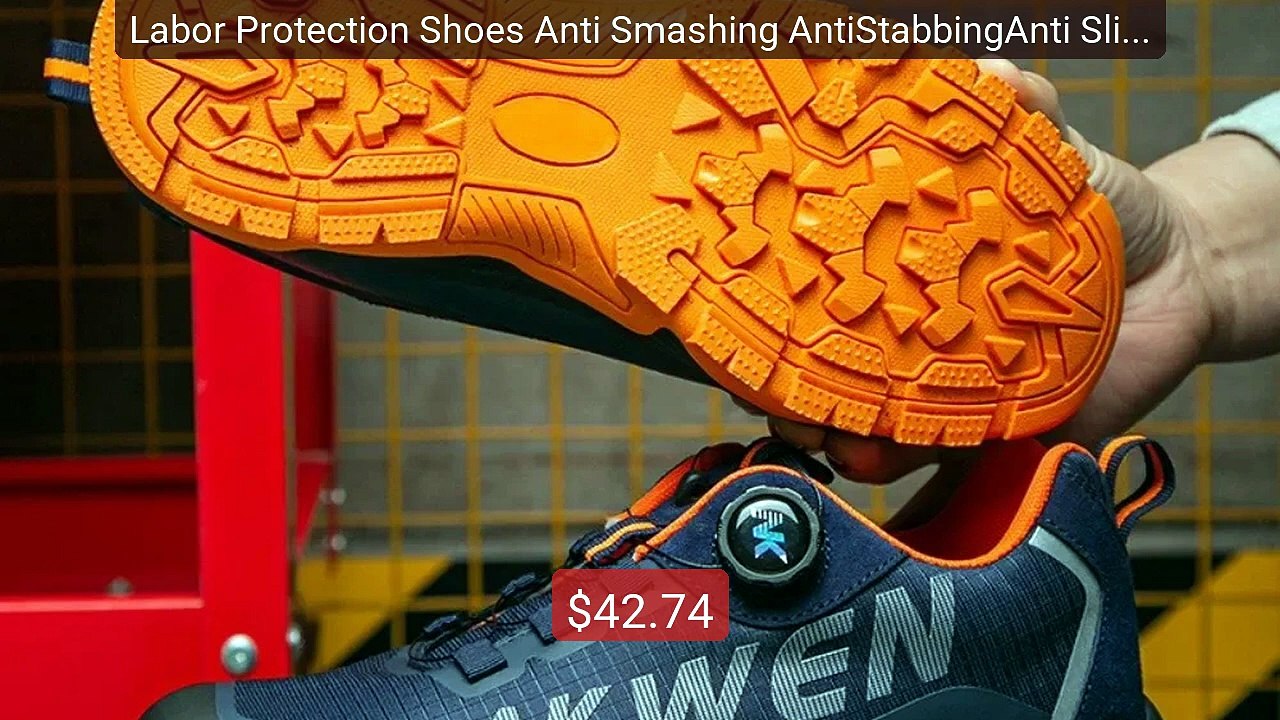 Labor Protection Shoes Anti Smashing AntiStabbingAnti Slip ... -- Top Pick 2026 | Unbeatable Price!