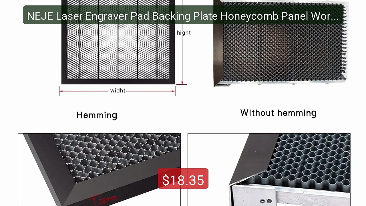 NEJE Laser Engraver Pad Backing Plate Honeycomb Panel Work ... -- Top Pick 2026 | Unbeatable Price!