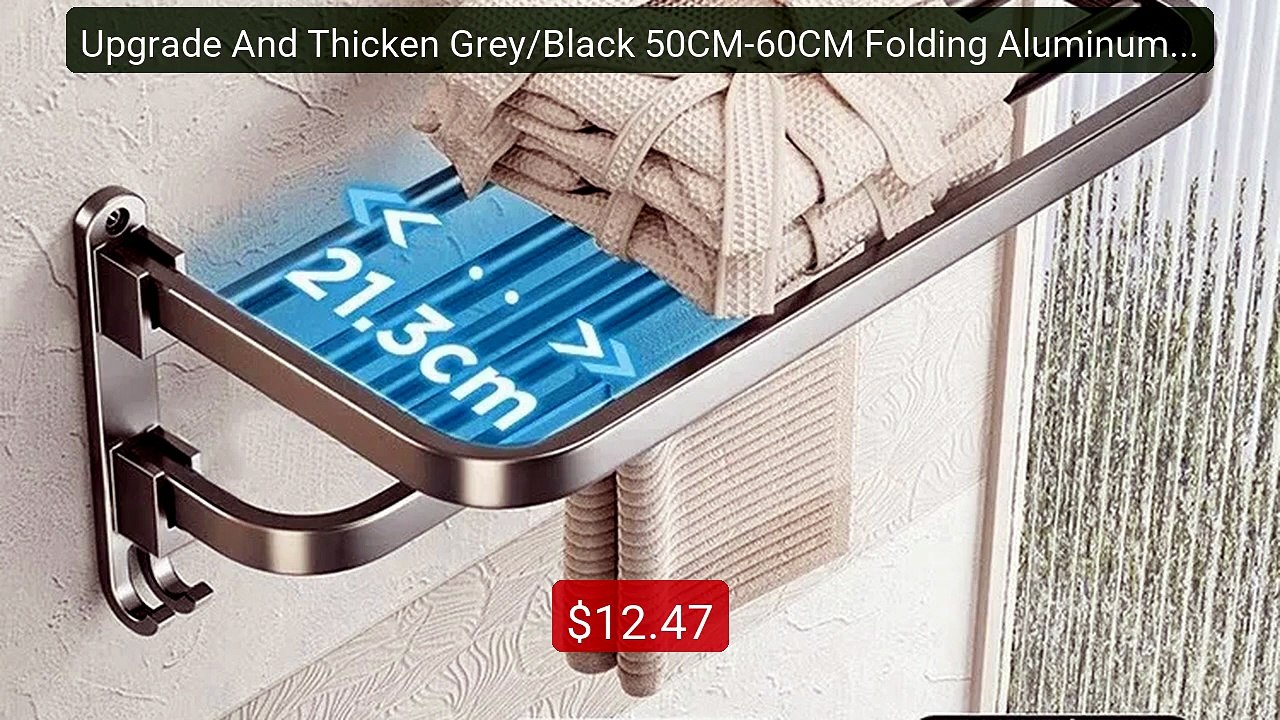 Upgrade And Thicken Grey/Black 50CM-60CM Folding Aluminum Tow... -- Amazing Value 2026 | Must Have!
