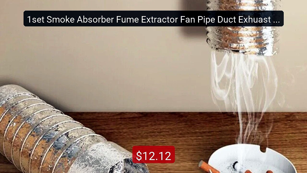 1set Smoke Absorber Fume Extractor Fan Pipe Duct Exhuast Fan U... -- Best Buy 2026 | Great Quality!