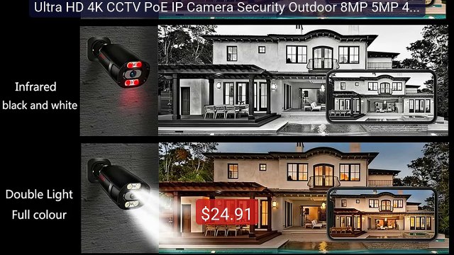 Ultra HD 4K CCTV PoE IP Camera Security Outdoor 8MP 5MP 4MP Op... Best Buy 2026 | Great Quality!