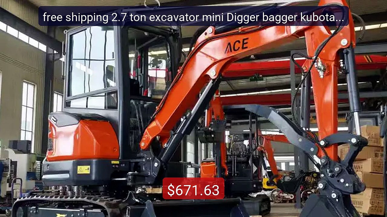 free shipping 2.7 ton excavator mini Digger bagger kubota mini... -- Hot Deal 2026 | Limited Offer!