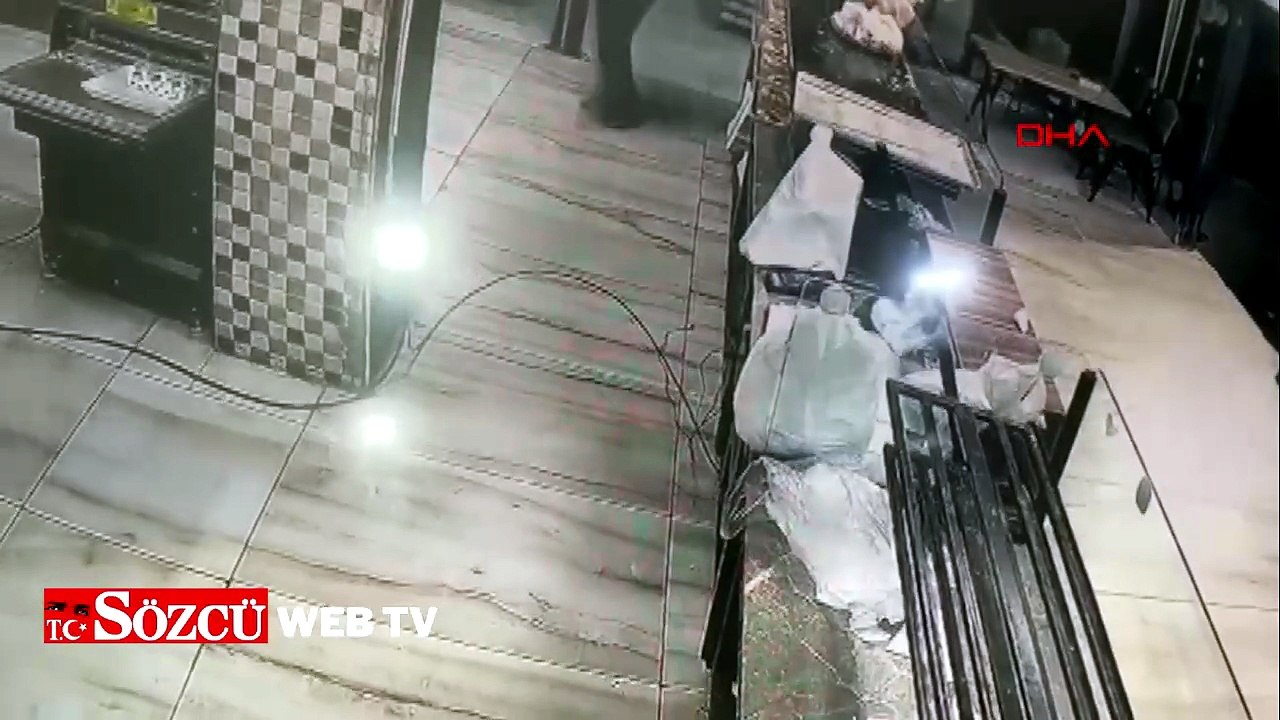 Fırının kasasından 10 bin lira çaldılar; o anlar kamerada