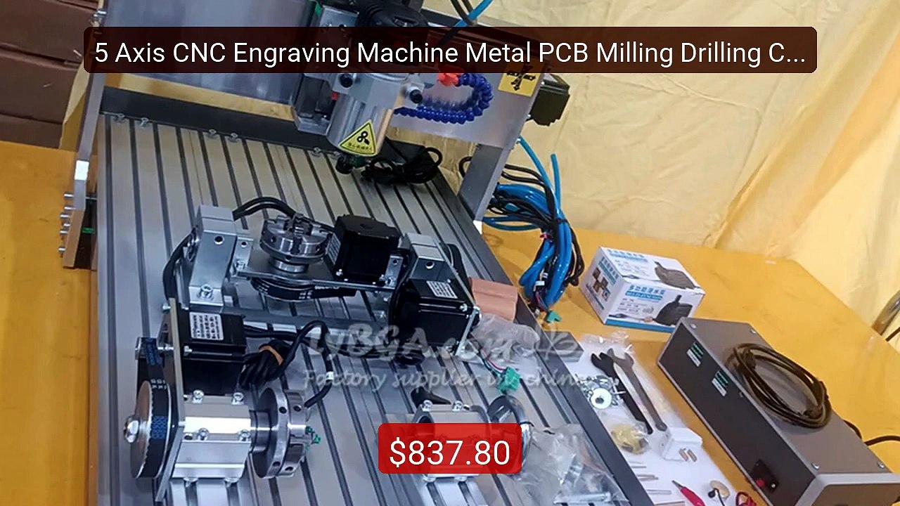 5 Axis CNC Engraving Machine Metal PCB Milling...