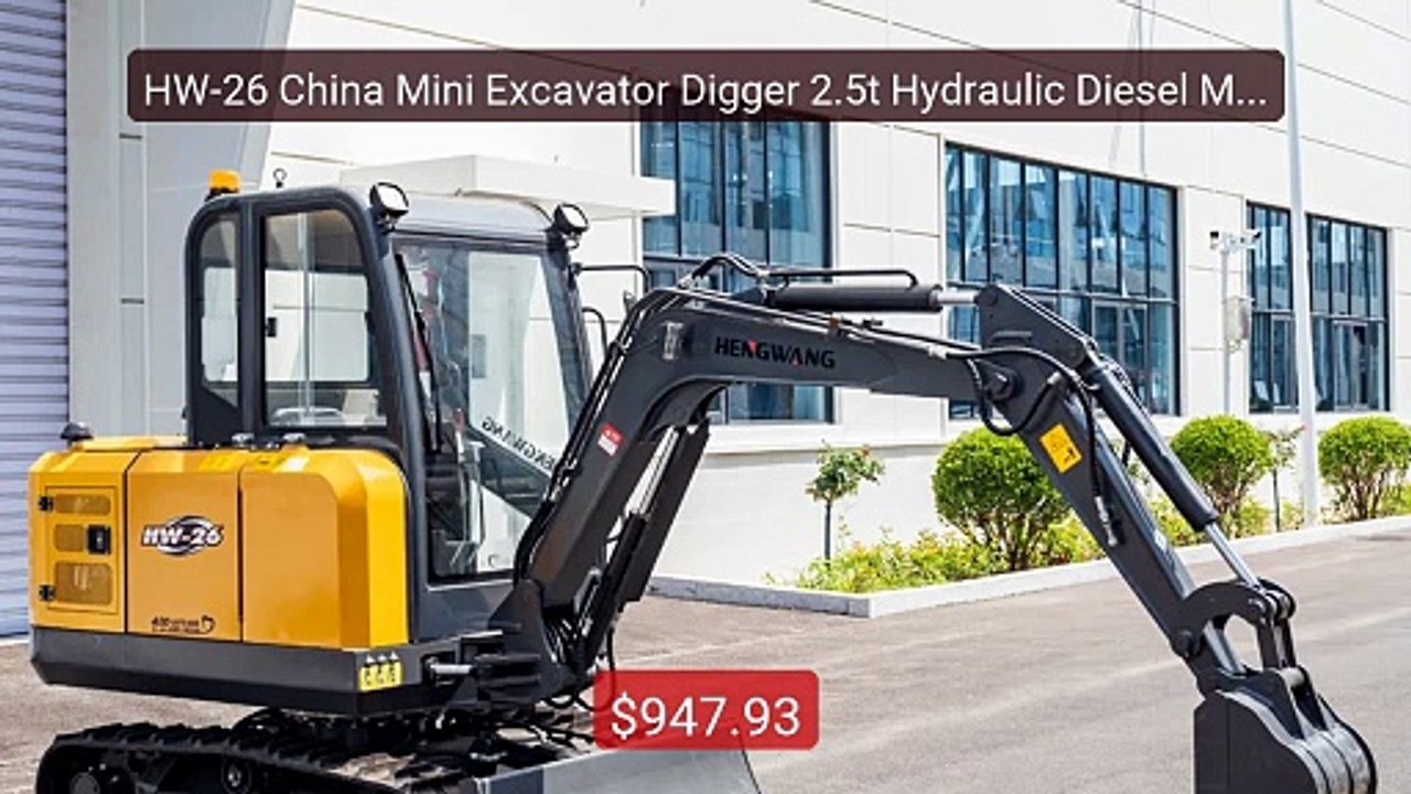 HW-26 China Mini Excavator Digger 2.5t Hydraulic Diesel Mini Excava... -- Top Rated 2026 | Buy Now!