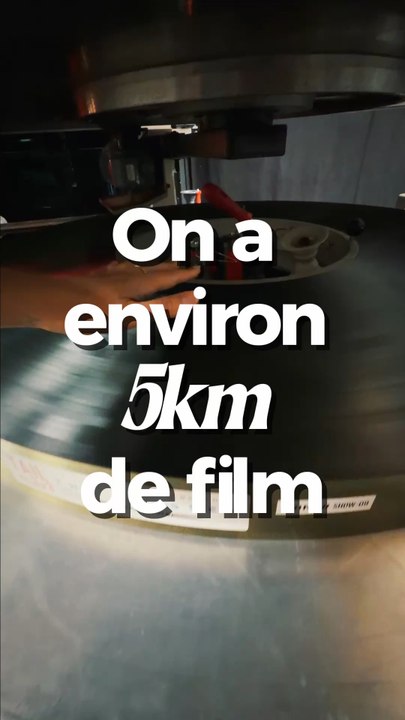 Je visite la cabine de projection du Grand Rex