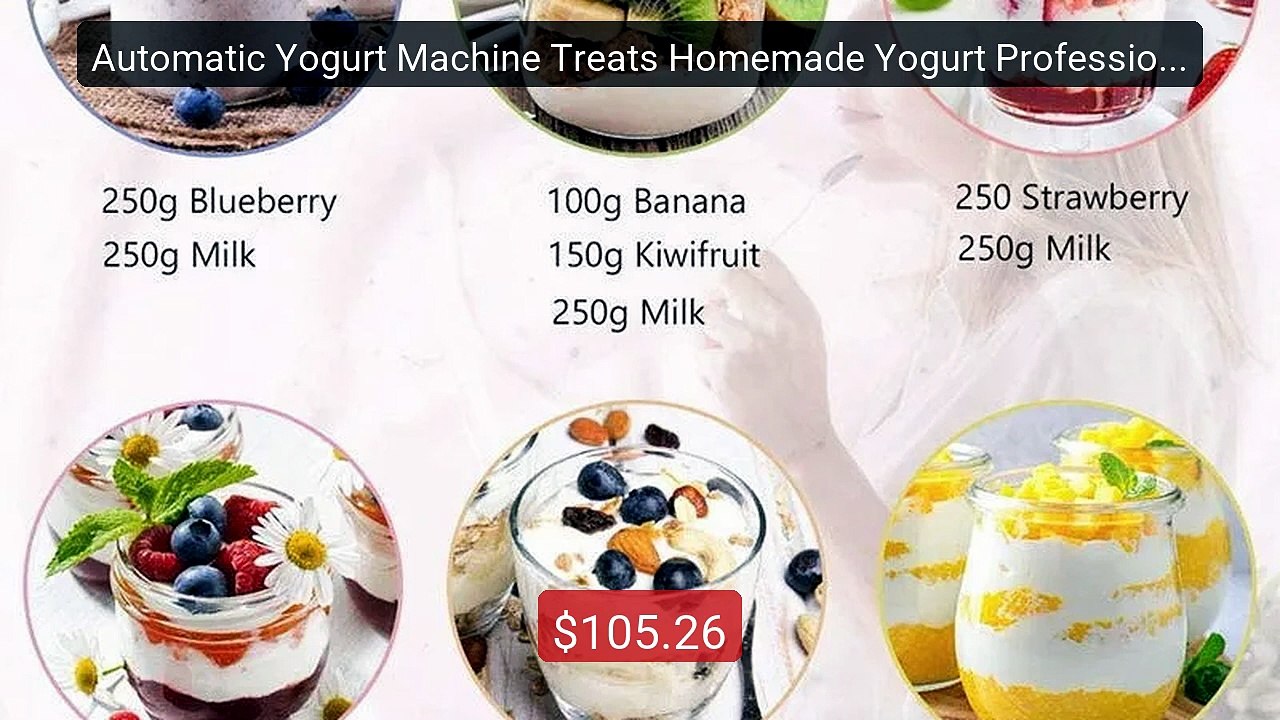 Automatic Yogurt Machine Treats Homemade Yogurt Professional I... -- Best Buy 2026 | Great Quality!
