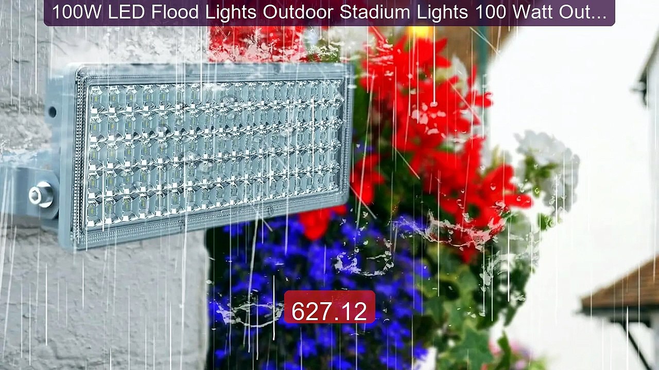 100W LED Flood Lights Outdoor Stadium Lights 100 Watt Outside... -- Amazing Value 2026 | Must Have!