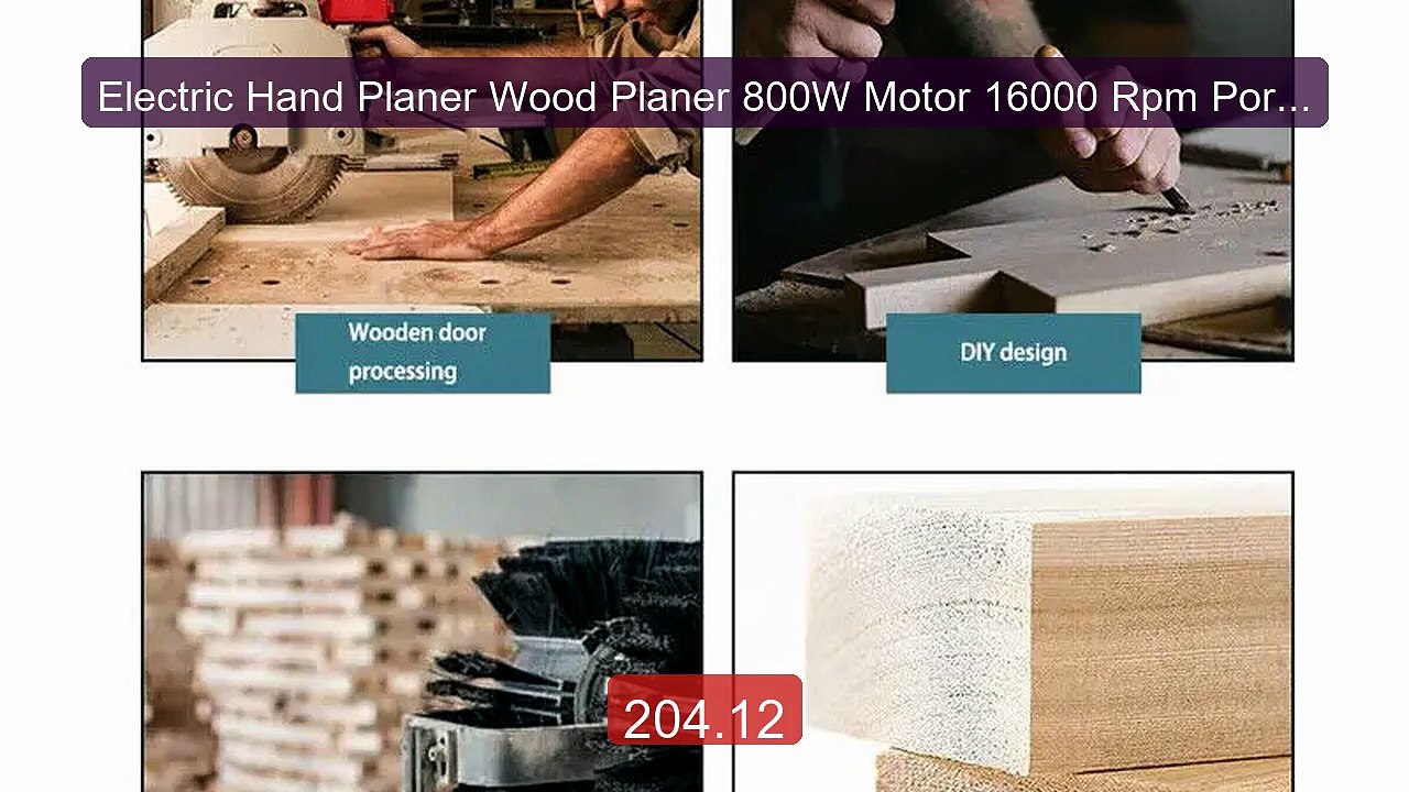 Electric Hand Planer Wood Planer 800W Motor 16000 Rpm Portable... -- Best Buy 2026 | Great Quality!