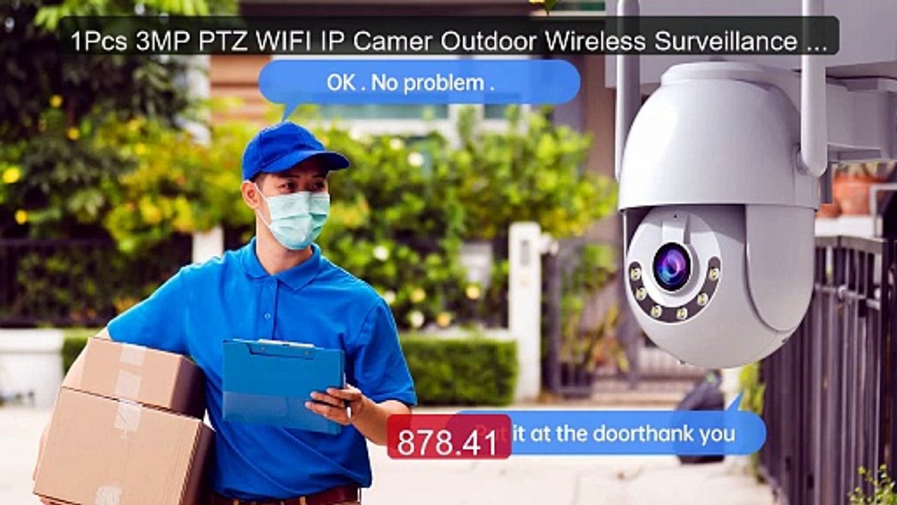 1Pcs 3MP PTZ WIFI IP Camer Outdoor Wireless Surveillance Ca... -- Top Pick 2026 | Unbeatable Price!