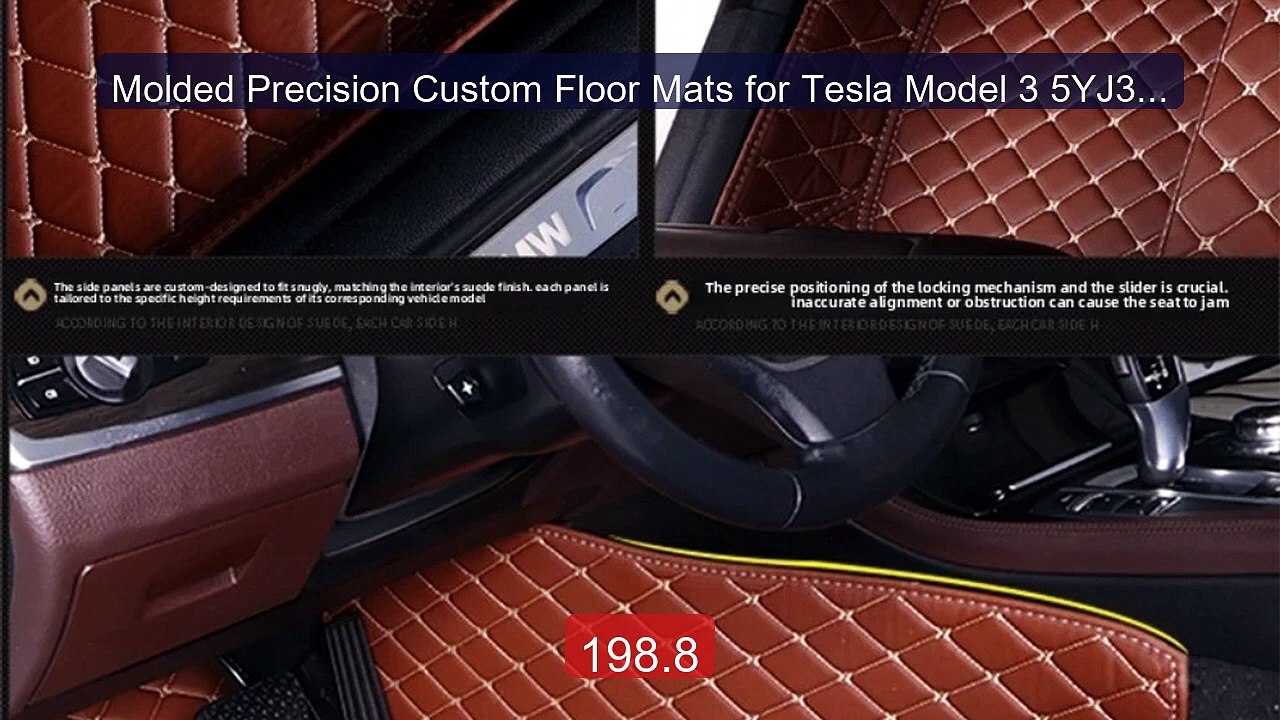 Molded Precision Custom Floor Mats for Tesla Model 3 5YJ3 2017-202... -- Best Deal 2026 | Shop Now!