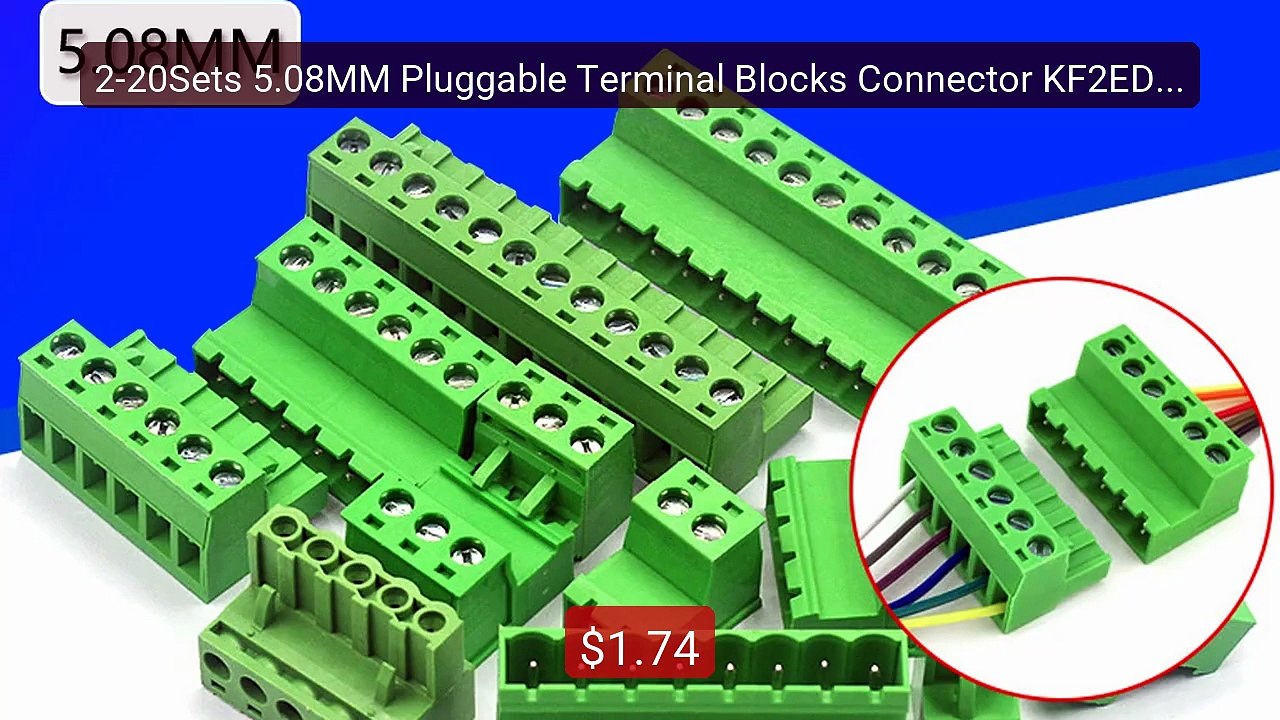 2-20Sets 5.08MM Pluggable Terminal Blocks Connector KF2EDGK... -- Top Pick 2026 | Unbeatable Price!