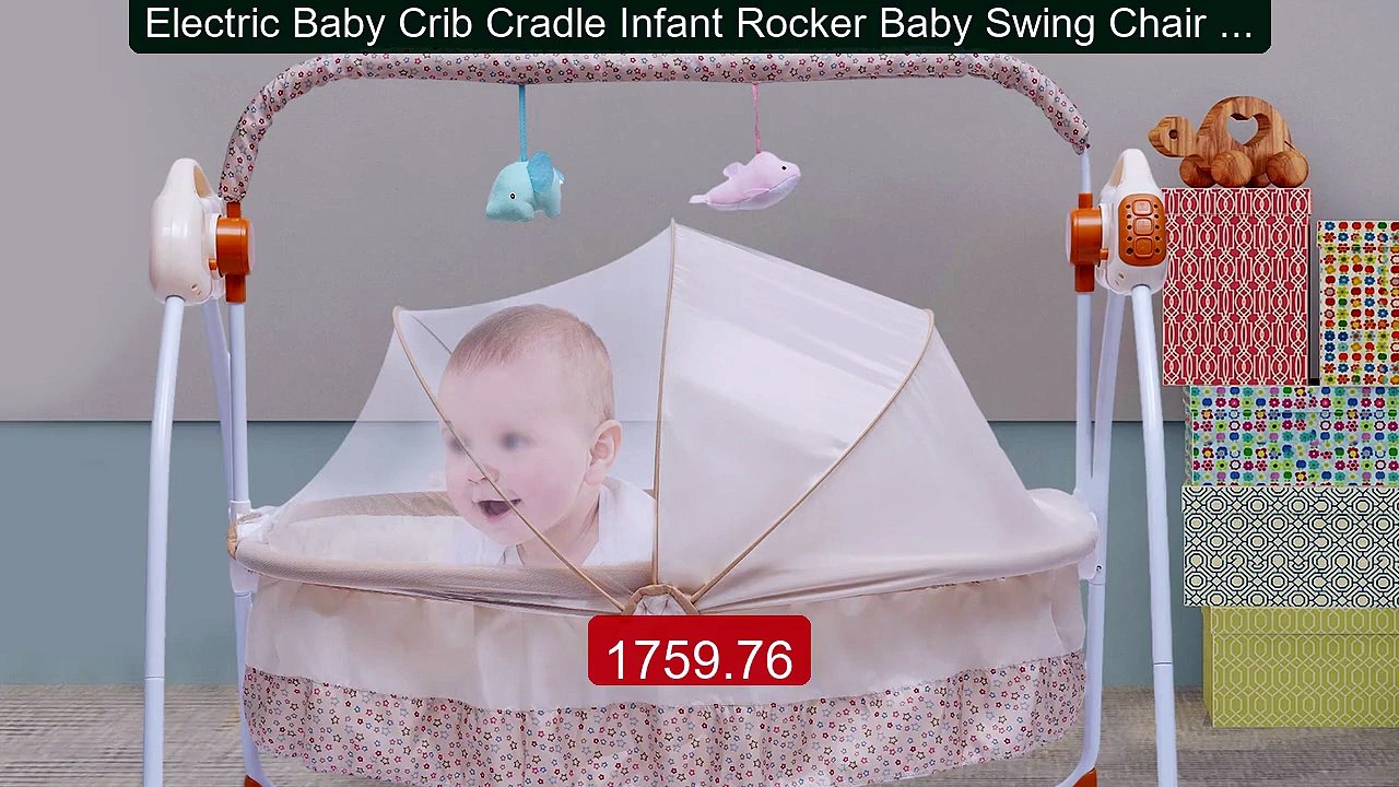 Electric Baby Crib Cradle Infant Rocker Baby Swing Chair Autom... -- Hot Deal 2026 | Limited Offer!