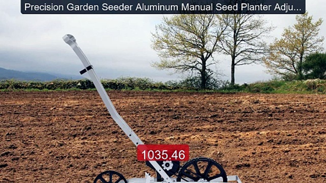 Precision Garden Seeder Aluminum Manual Seed Planter Adjustable De... -- Best Deal 2026 | Shop Now!