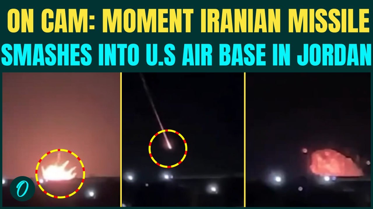 MOMENT MISSILE HITS JORDAN