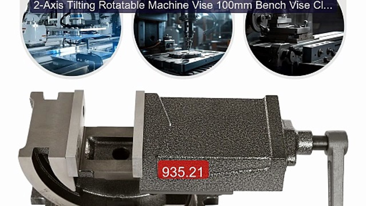 2-Axis Tilting Rotatable Machine Vise 100mm Bench Vise Clamp ... -- Amazing Value 2026 | Must Have!