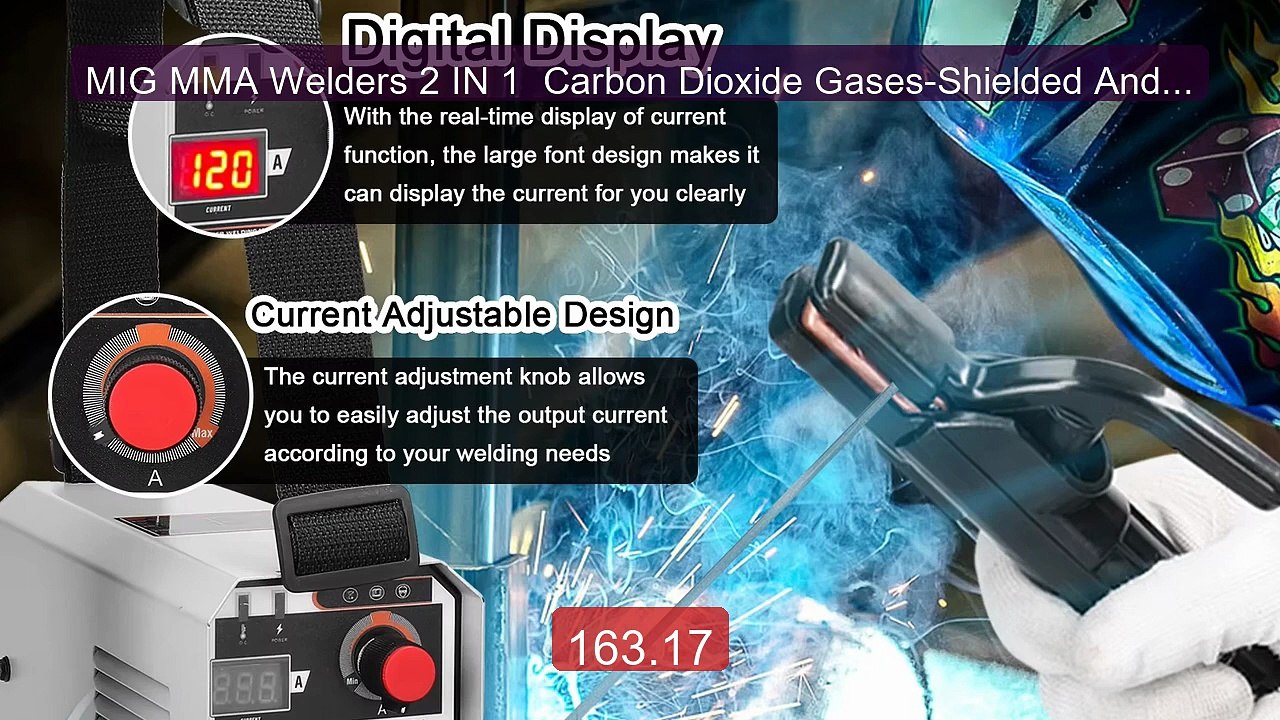 MIG MMA Welders 2 IN 1  Carbon Dioxide Gases-Shielded And Manual We... -- Top Rated 2026 | Buy Now!
