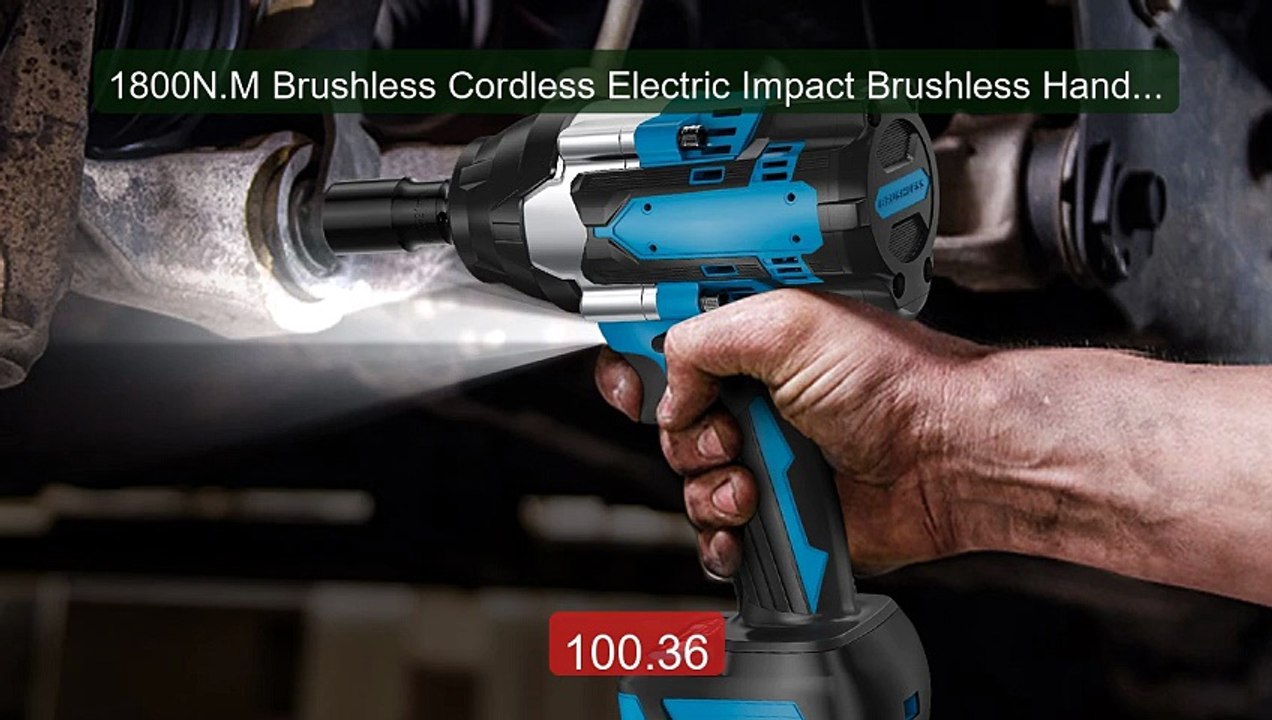 1800N.M Brushless Cordless Electric Impact Brushless Hand Elec... -- Best Buy 2026 | Great Quality!