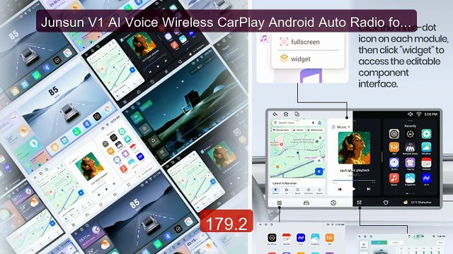 Junsun V1 AI Voice Wireless CarPlay Android Auto Radio for ... Top Pick 2026 | Unbeatable Price!