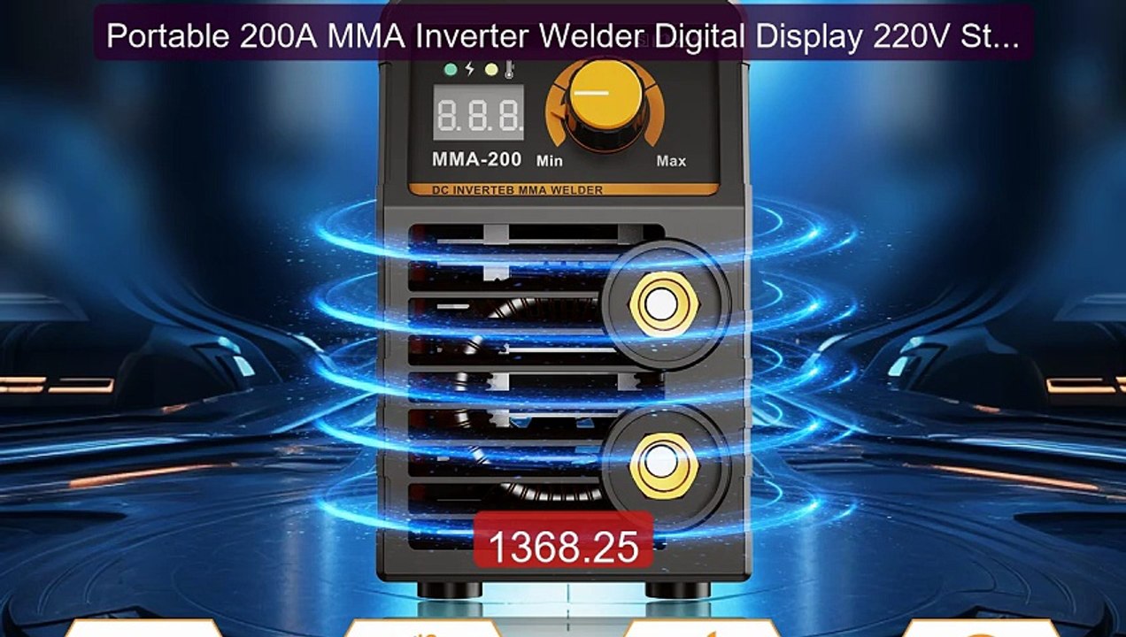 Portable 200A MMA Inverter Welder Digital Display 220V Stick A... -- Hot Deal 2026 | Limited Offer!