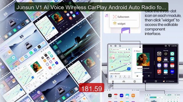 Junsun V1 AI Voice Wireless CarPlay Android Auto Radio for ... Top Pick 2026 | Unbeatable Price!