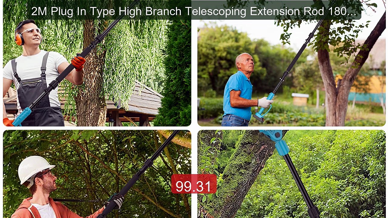 2M Plug In Type High Branch Telescoping Extension Rod 180° Adj... -- Hot Deal 2026 | Limited Offer!