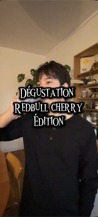 Dégustation redbull cherry édition