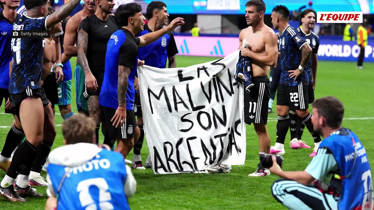 La Maison Blanche apporte son soutien aux Argentins après la polémique liée au déploiement d'une banderole sur les Malouines - Foot - Coupe du monde 2026 - Argentine