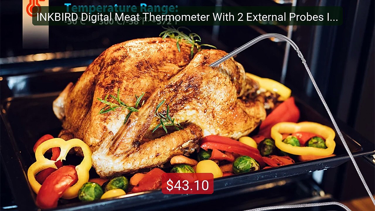 INKBIRD Digital Meat Thermometer With 2 External Probes IHT... -- Top Pick 2026 | Unbeatable Price!