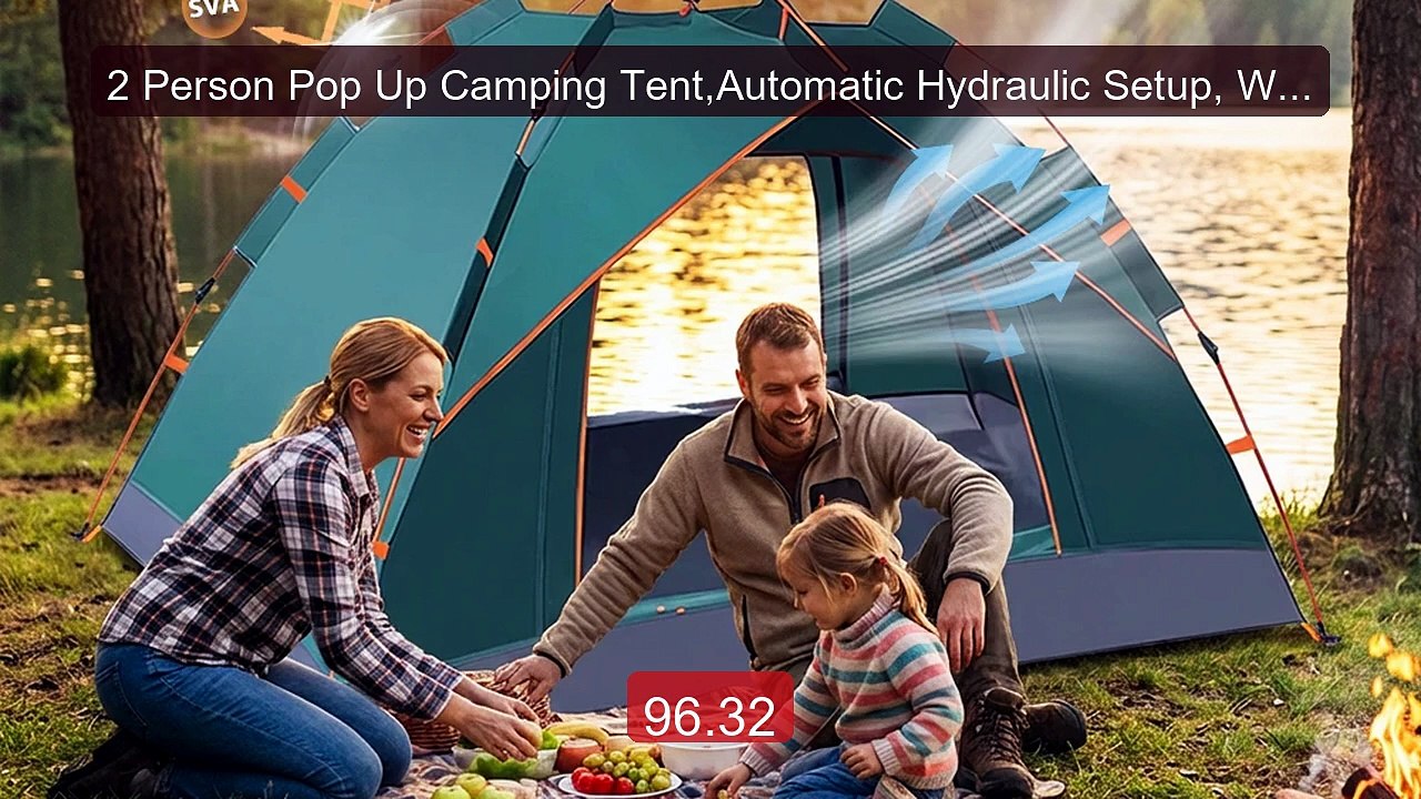 2 Person Pop Up Camping Tent,Automatic Hydraulic Setup, Waterproof... -- Best Deal 2026 | Shop Now!