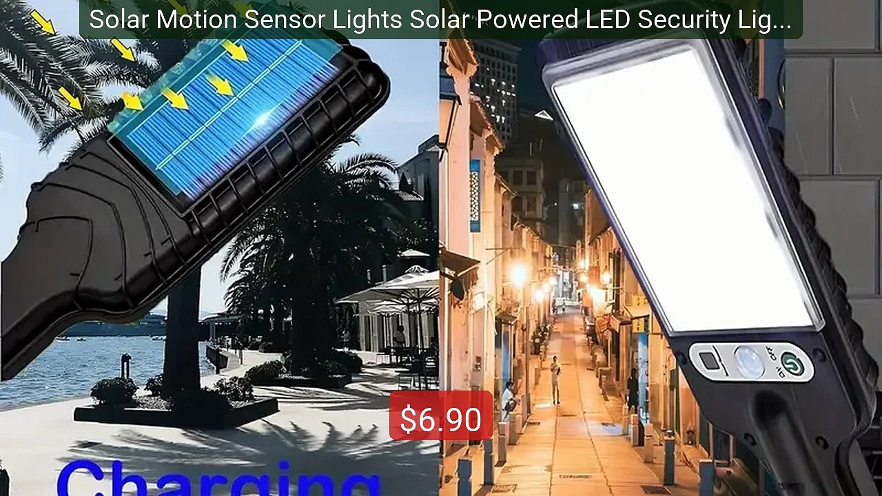 Solar Motion Sensor Lights Solar Powered LED Security Lights with 1... -- Top Rated 2026 | Buy Now!