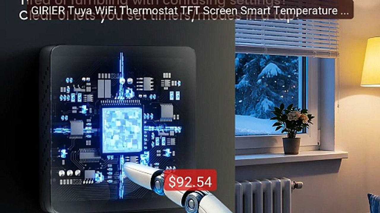 GIRIER Tuya WiFi Thermostat TFT Screen Smart Temperature Cont... -- Amazing Value 2026 | Must Have!