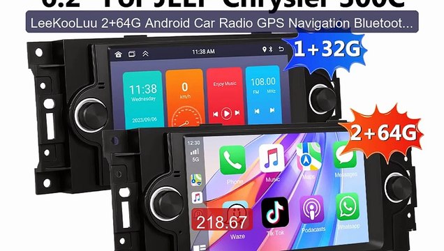 LeeKooLuu 2+64G Android Car Radio GPS Navigation Bluetooth Wif... Hot Deal 2026 | Limited Offer!
