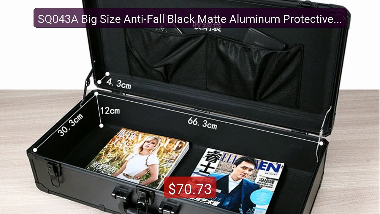 SQ043A Big Size Anti-Fall Black Matte Aluminum Protective Case for ... -- Top Rated 2026 | Buy Now!
