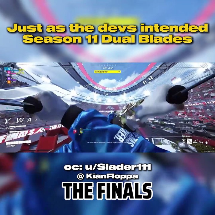 Just as the devs intended Season 11 Dual Blades #thefinalsgame #gaming #funny #exploit #glitch #fun