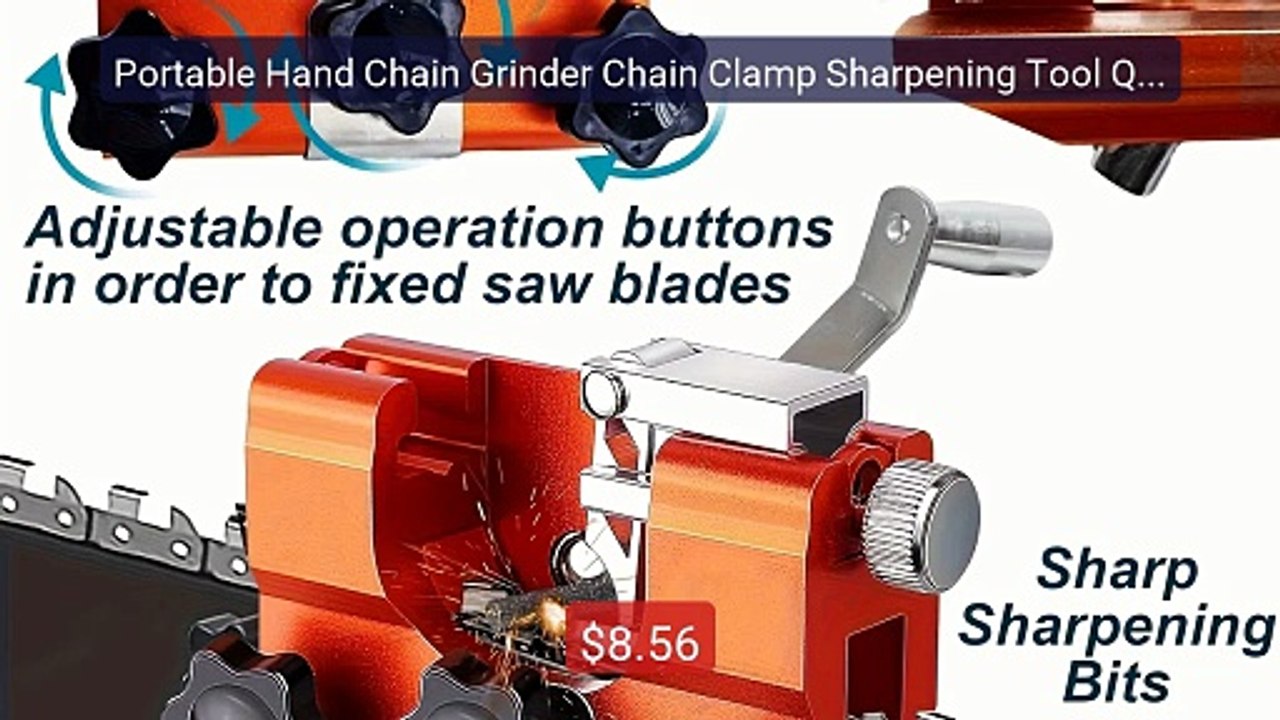 Portable Hand Chain Grinder Chain Clamp Sharpening Tool Quick... -- Amazing Value 2026 | Must Have!