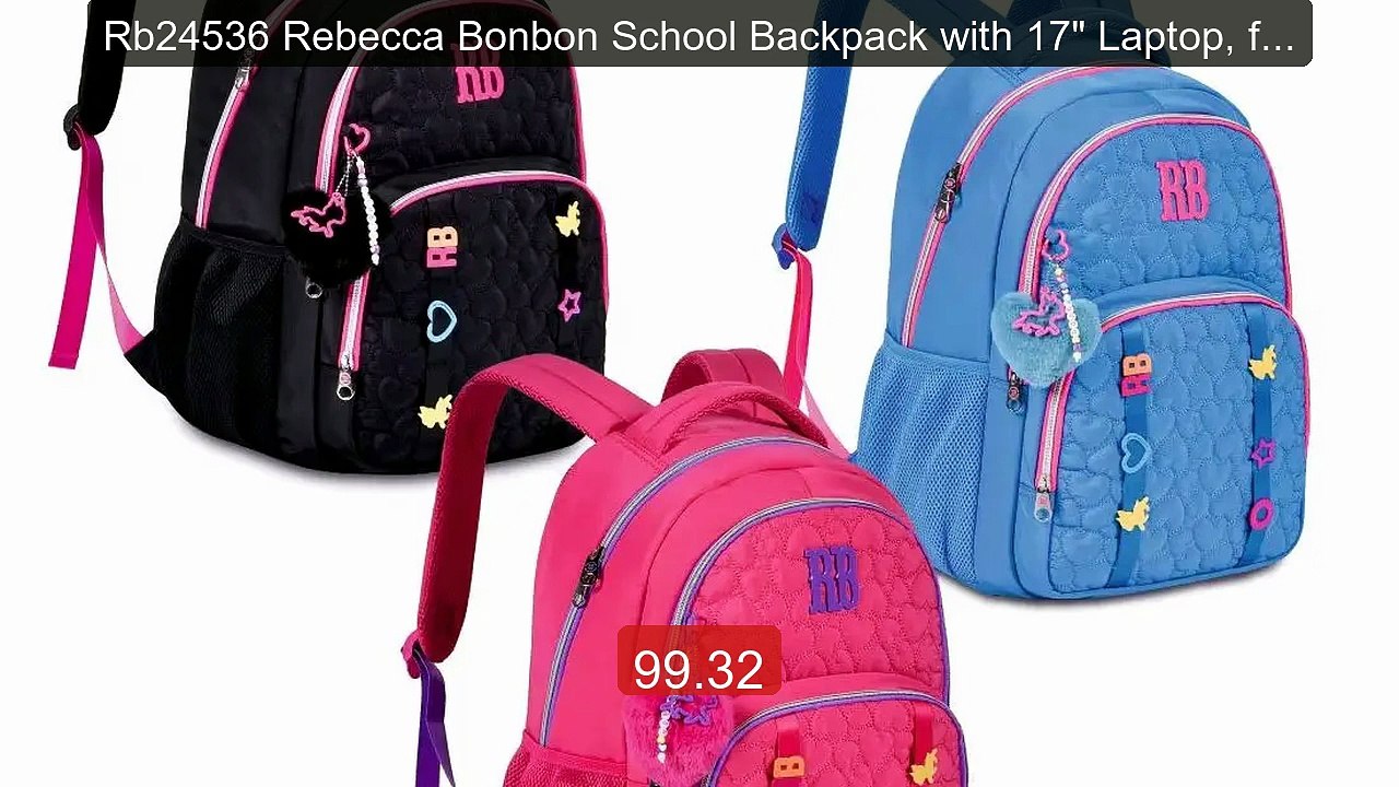 Rb24536 Rebecca Bonbon School Backpack with 17" Laptop, for Teenage... -- Top Rated 2026 | Buy Now!