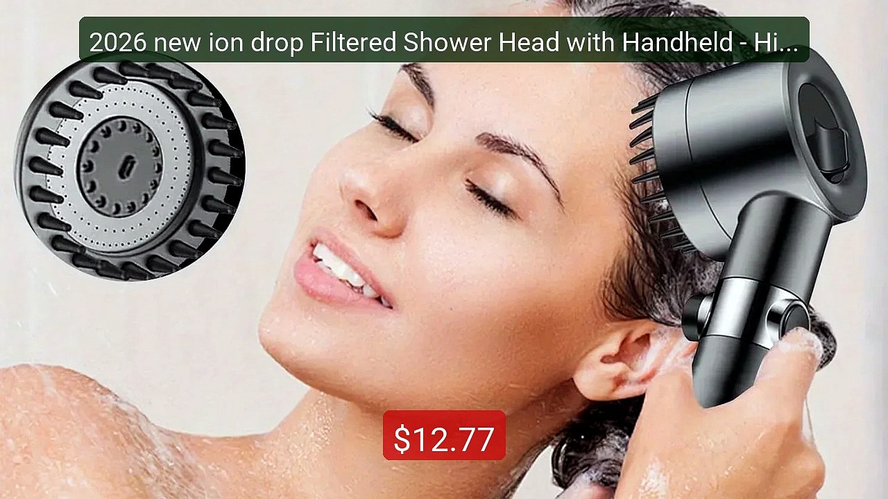 2026 new ion drop Filtered Shower Head with Handheld - High Pr... -- Hot Deal 2026 | Limited Offer!