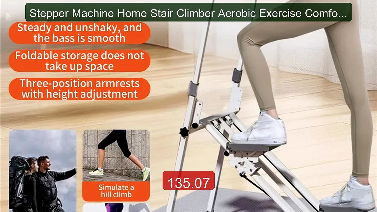 Stepper Machine Home Stair Climber Aerobic Exercise Comfortabl... -- Hot Deal 2026 | Limited Offer!