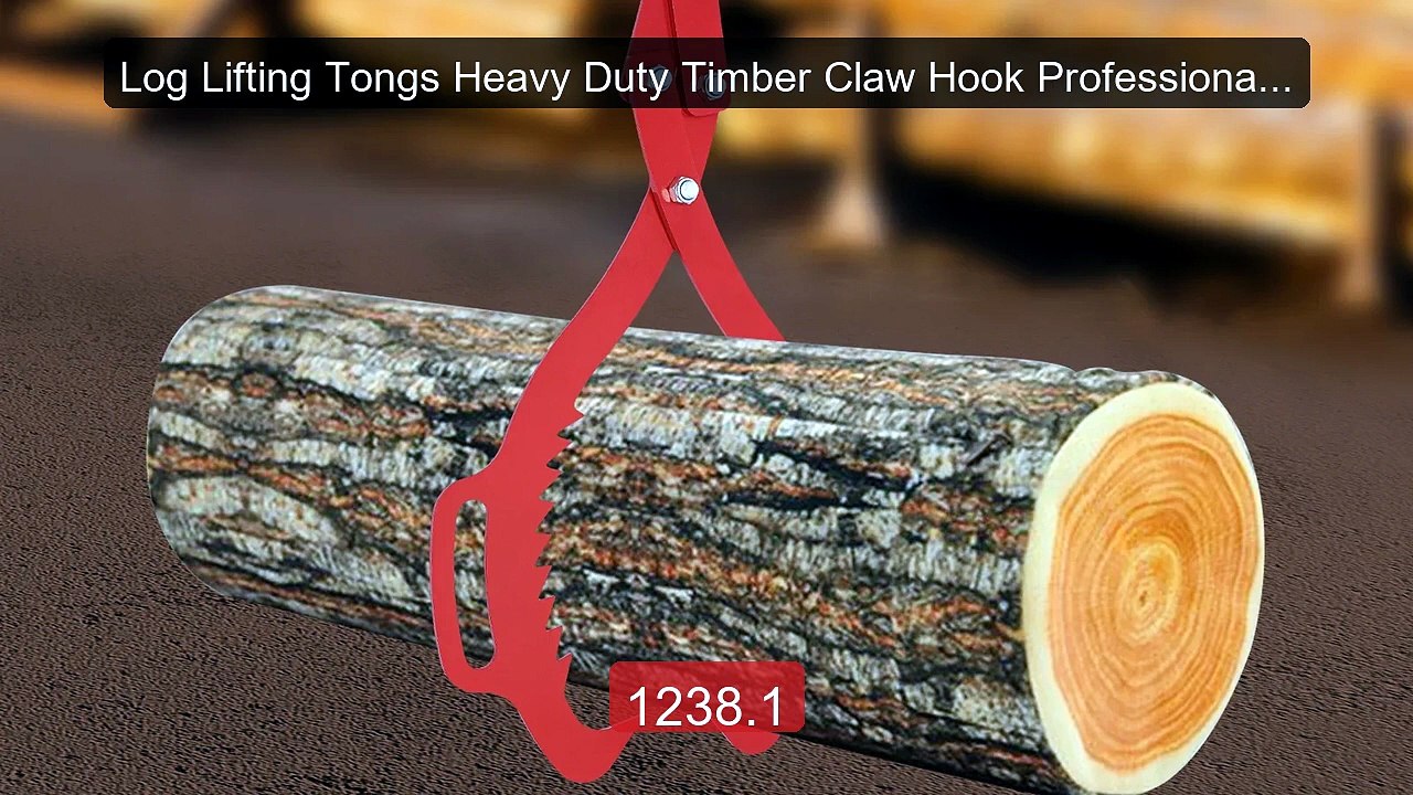 Log Lifting Tongs Heavy Duty Timber Claw Hook Professional ... -- Top Pick 2026 | Unbeatable Price!