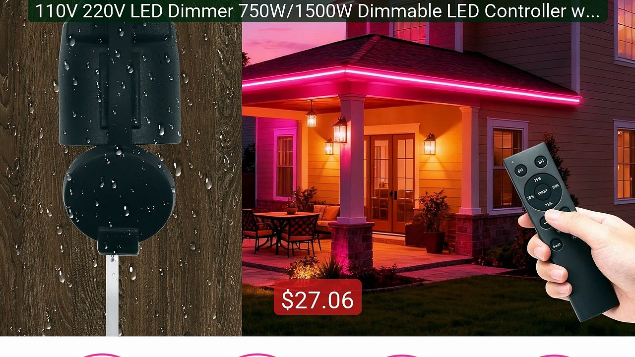 110V 220V LED Dimmer 750W/1500W Dimmable LED Controller with Remot... -- Best Deal 2026 | Shop Now!