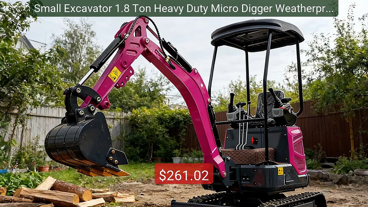Small Excavator 1.8 Ton Heavy Duty Micro Digger Weatherproo... -- Top Pick 2026 | Unbeatable Price!