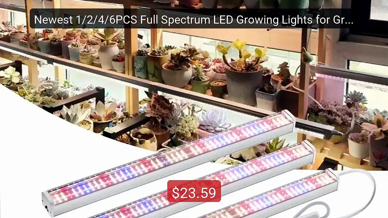 Newest 1/2/4/6PCS Full Spectrum LED Growing Lights for Greenho... -- Best Buy 2026 | Great Quality!