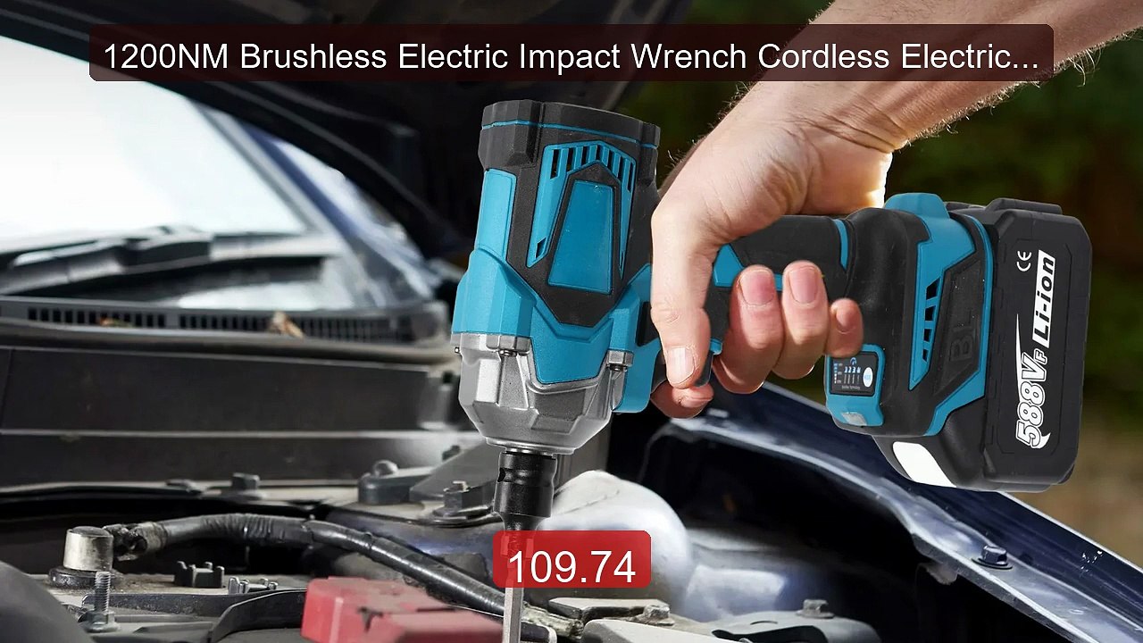 1200NM Brushless Electric Impact Wrench Cordless Electric Screwdri... -- Best Deal 2026 | Shop Now!
