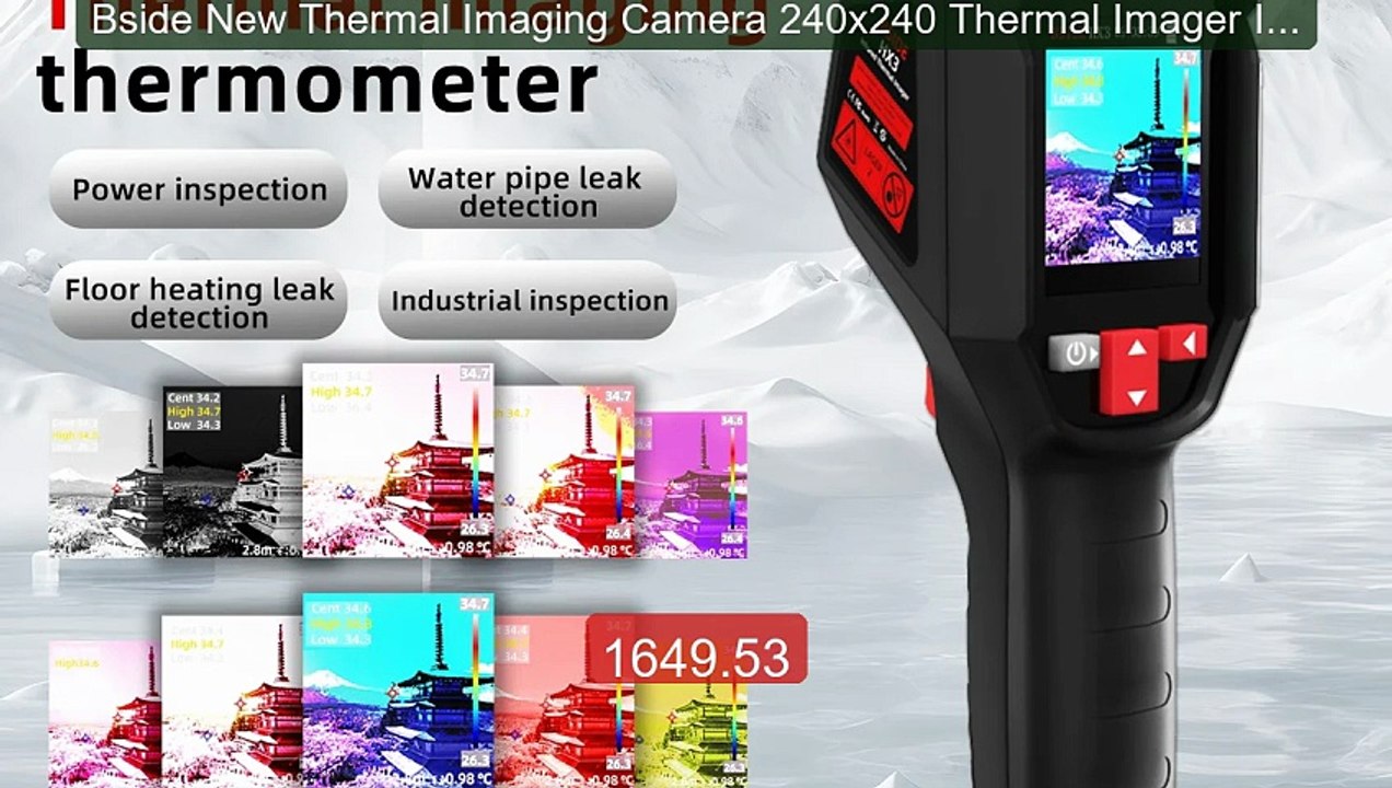 Bside New Thermal Imaging Camera 240x240 Thermal Imager Infrar... -- Best Buy 2026 | Great Quality!